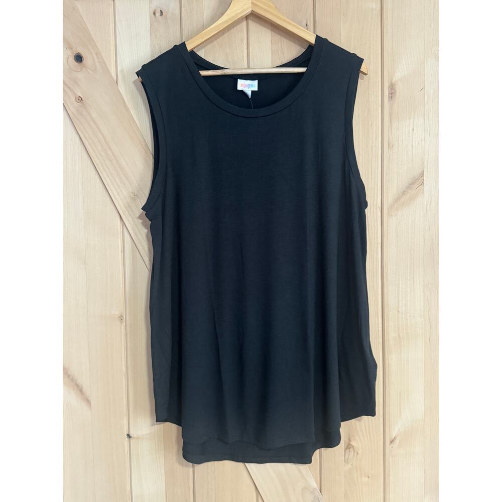 LulaRoe | NWT Cocoa Sleeveless Black Tank Top | Size XL (18-20)